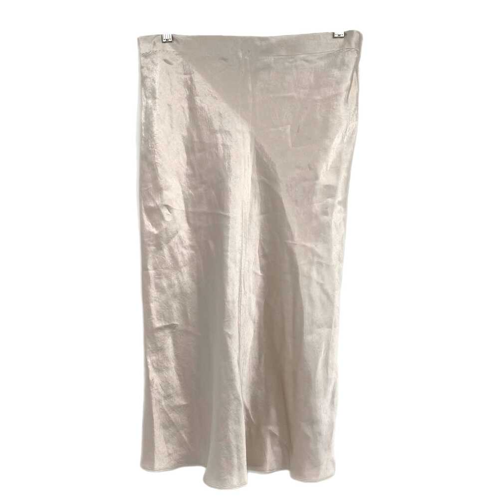 Vince Cream Satin Midi Skirt | Women’s Size M